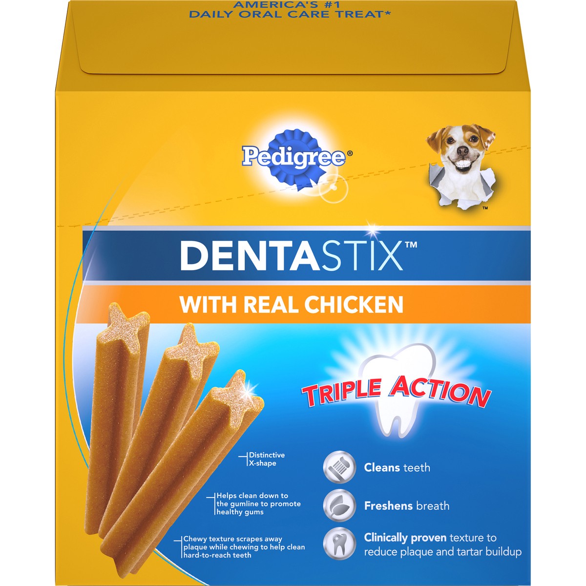 slide 5 of 9, Pedigree Dentastix Original Toy/Small Treats For Dogs, 58 ct; 13.97 oz