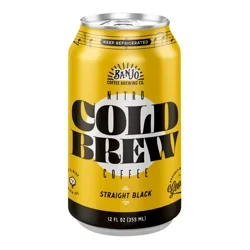 Banjo Coffee Brewing Co. Nitro Cold Brew Coffee - Straight Black