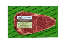 Jackie & Sons Organic Beef Grass-Fed Ribeye Steak