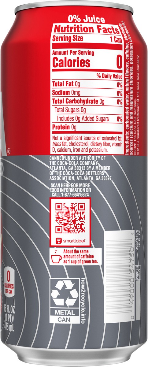 slide 2 of 7, AHA Fuji Apple White Tea Can, 16 fl oz, 16 oz