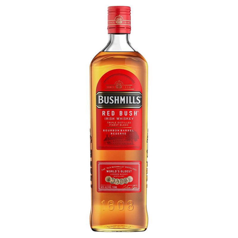 slide 1 of 5, Bushmills Red Bush Irish Whiskey 80 Proof - 750 ml, 750 ml