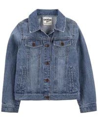 Oshkosh Kid Favorite Classic Denim Jacket - Spring Blue - Size 5
