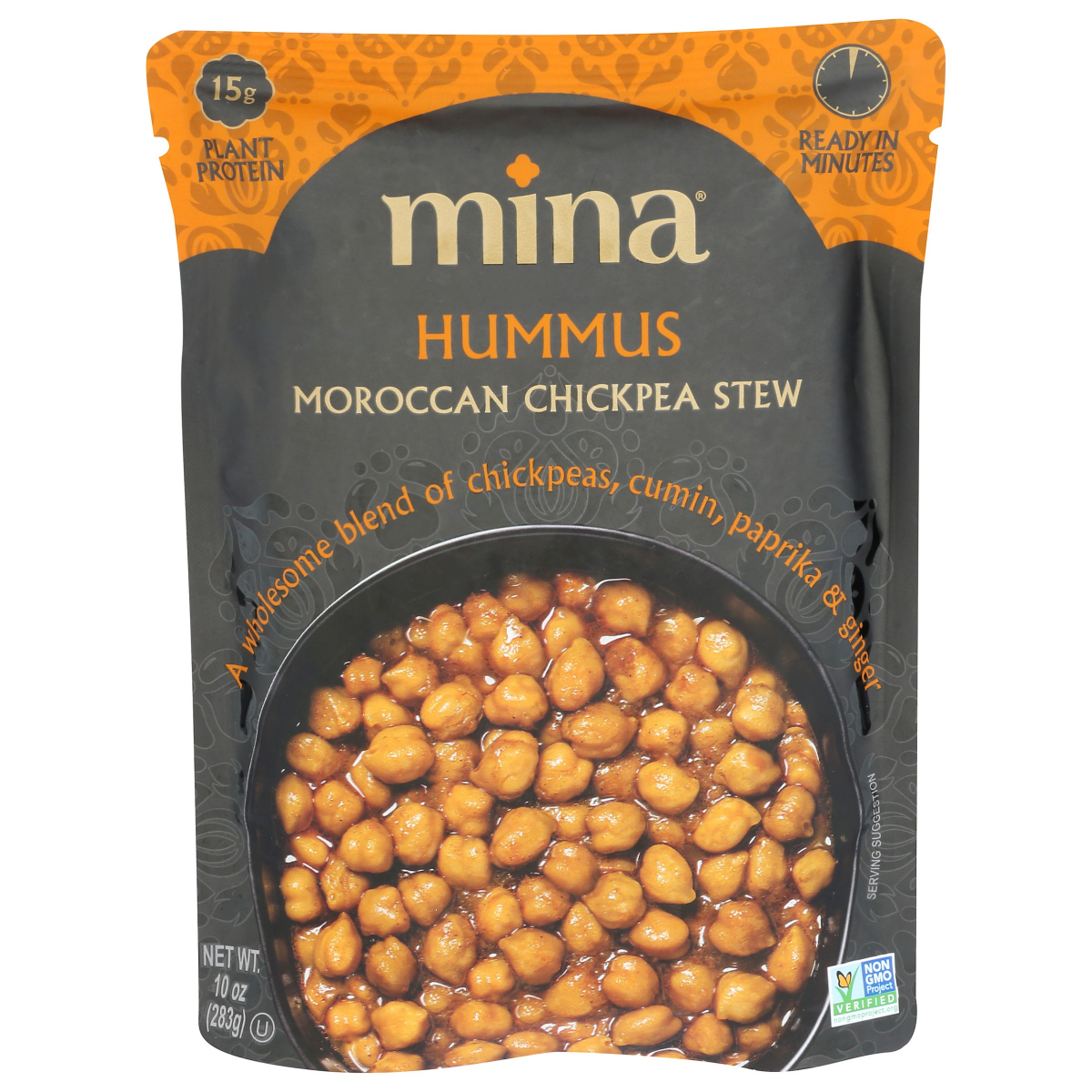 slide 1 of 5, Mina Hummus Moroccan Chickpea Stew 10 oz, 10 oz