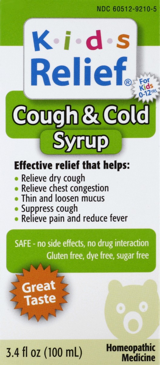 slide 4 of 4, Kids Relief Cough & Cold Homeopathic Medicine, 3.4 fl oz