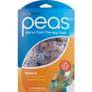 slide 1 of 1, CVS Health Peas Hot Or Cold Therapy Pack, Medium, 1 ct