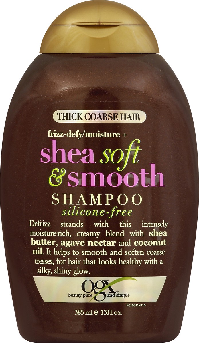 slide 2 of 2, OGX Shea Soft & Smooth Shampoo, 13 fl oz
