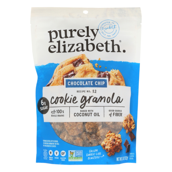 slide 1 of 1, Purely Elizabeth Chocolate Chip Cookie Granola Gluten-Free Non GMO 11 oz., 11 oz