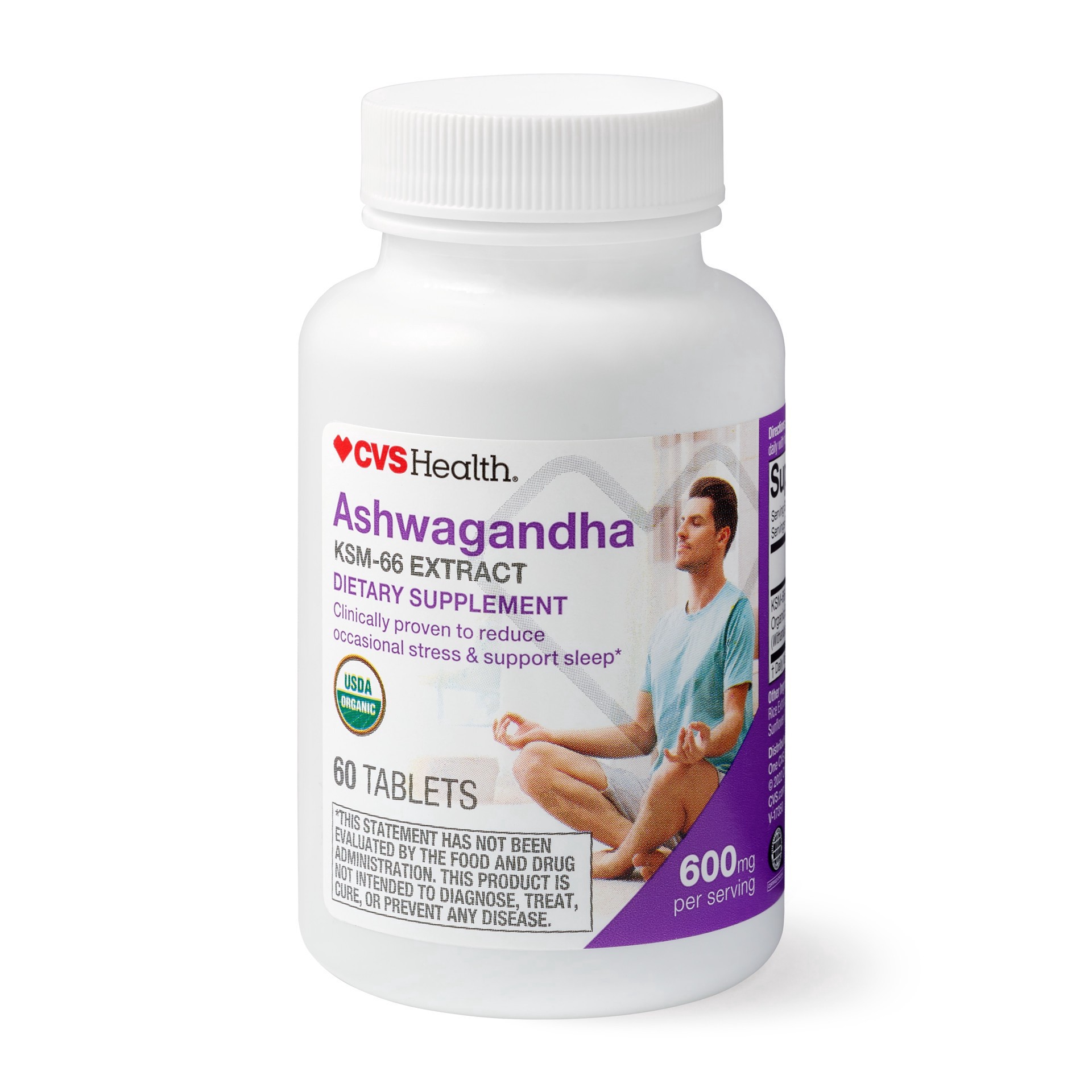 slide 1 of 4, Cvs Ashwagandha Tablets, 60 Ct, 60 ct