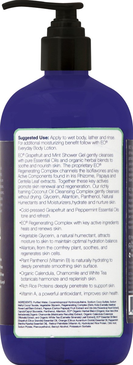 slide 3 of 4, EO Awakening Grapefruit Mint Shower Gel 16 fl oz, 16 fl oz