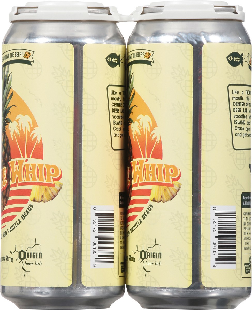 slide 8 of 9, Center of the Universe Brewing Co. Pineapple Whip Beer 4 - 16 fl oz Cans, 4 ct