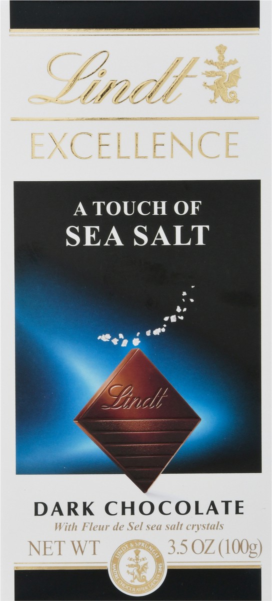 slide 1 of 10, Lindt Excellence Sea Salt Dark Chocolate 3.5 oz, 3.5 oz