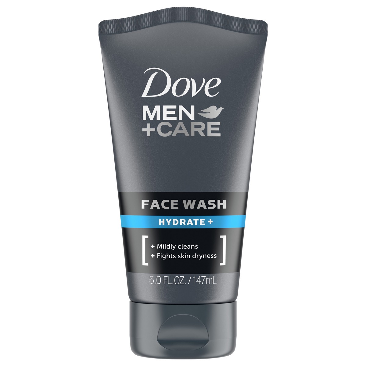 slide 1 of 5, Dove Men+Care Hydrate Plus Face Wash, 5 fl oz