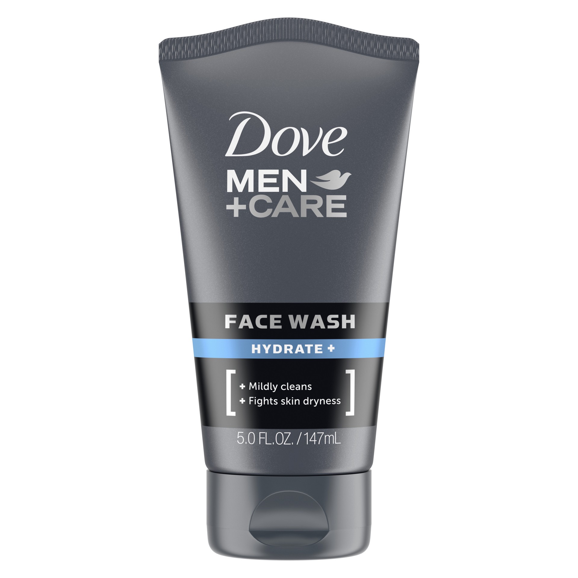 slide 1 of 5, Dove Men+Care Face Wash Hydrate Plus, 5 oz, 5 oz