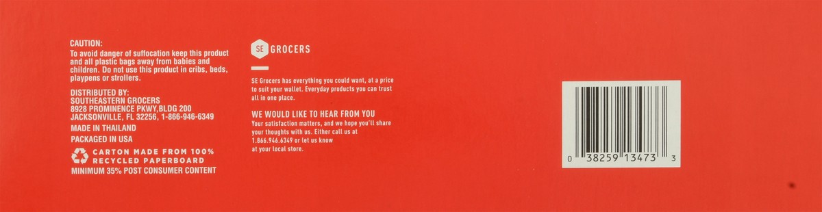 slide 7 of 12, SE Grocers Gallon Storage Bags, 30 ct