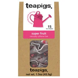teapigs Super Fruit Tea - 15 2.9g Tea Temples