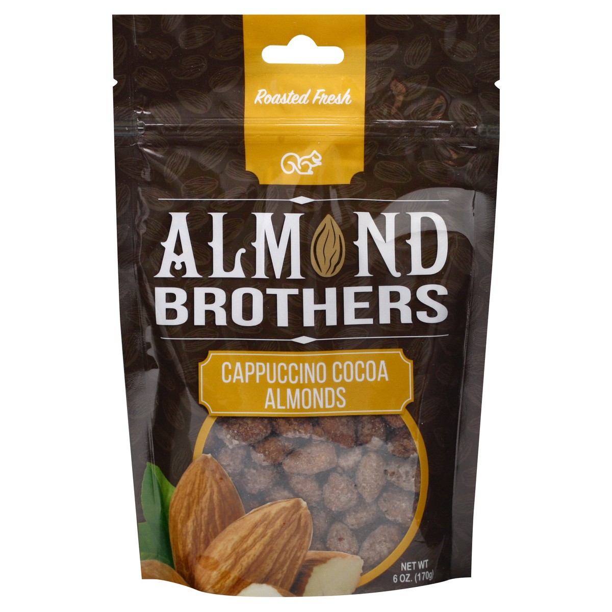 slide 1 of 9, Almond Brothers Cappucino Cocoa Almonds 6 oz, 6 oz