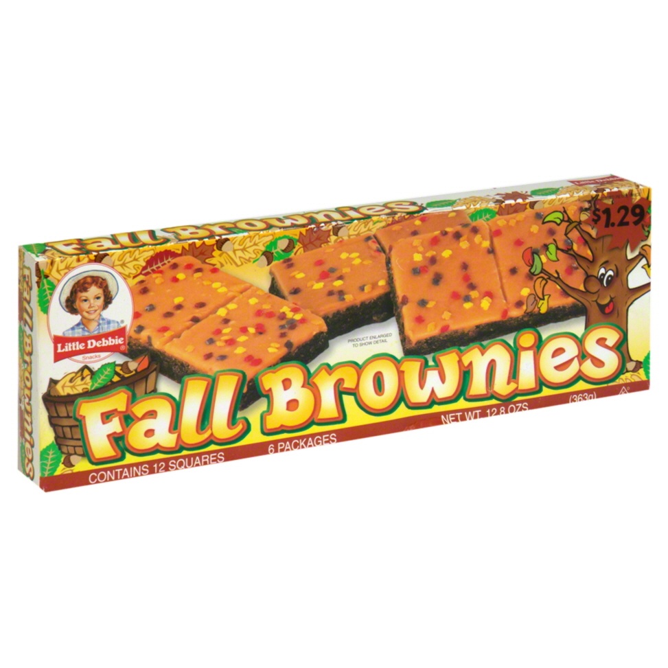 slide 1 of 1, Little Debbie Fall Brownies, 6 ct; 12.8 oz