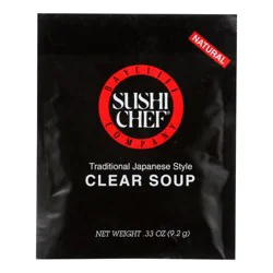 Sushi Chef Traditional Japanese Style Clear Soup