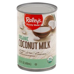Raley's Organic Coconut Milk - 13.5 oz