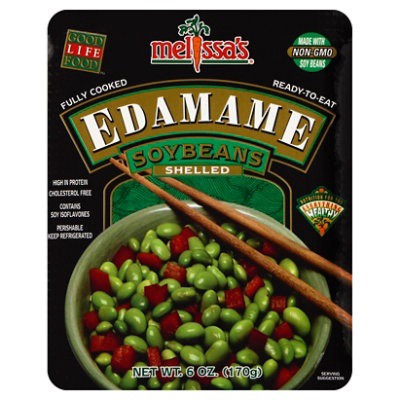 slide 1 of 4, Melissa's Edamame, Shelled, 6 oz