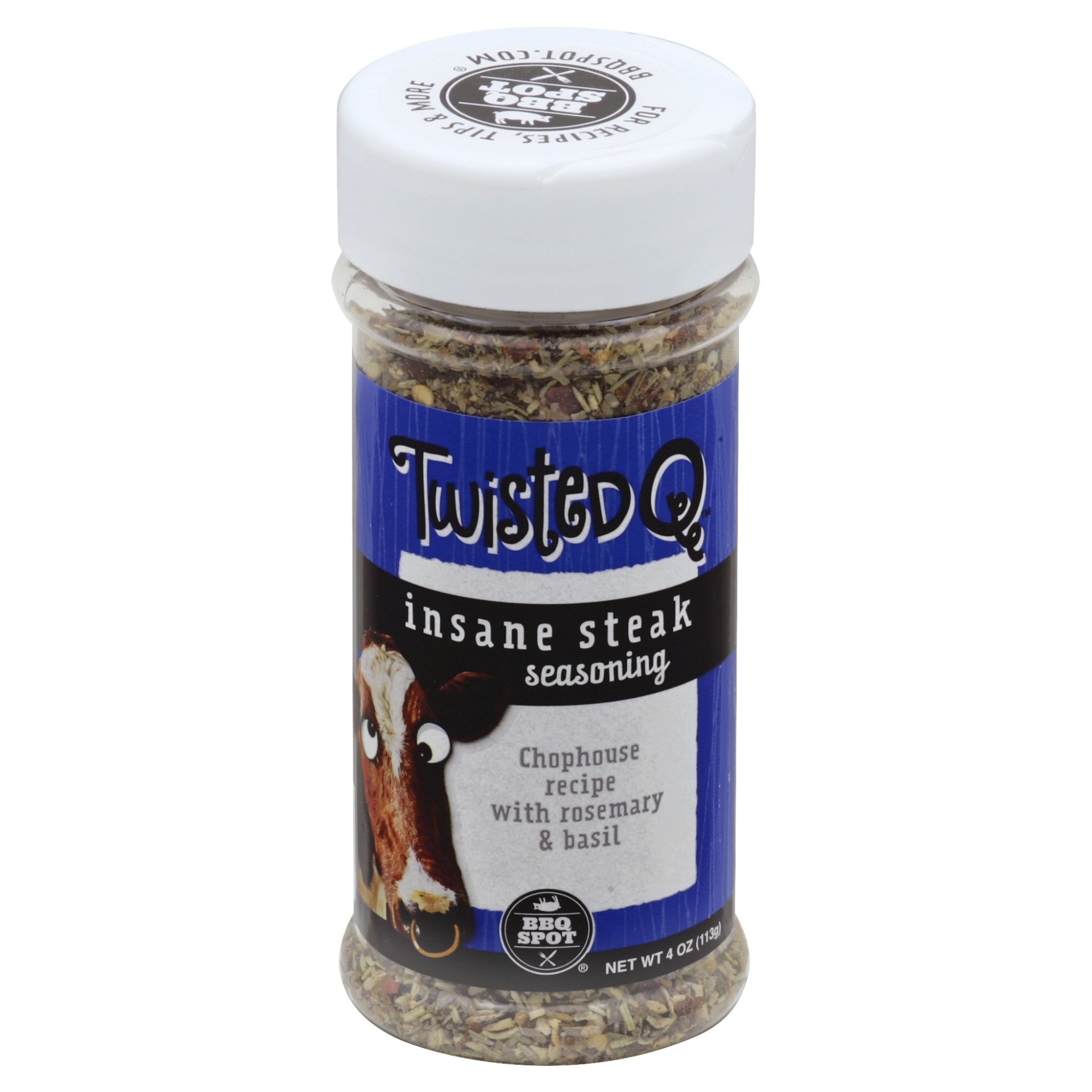 slide 1 of 1, Twisted Q Insane Steak Seasoning, 4 oz