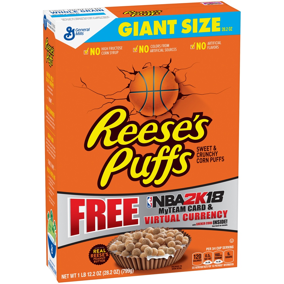 slide 1 of 1, General Mills Reese's Puffs Cereal, 28.2 oz