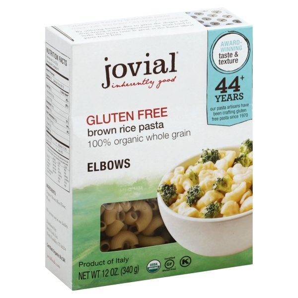 slide 1 of 1, Jovial Organic Brown Rice Elbow Pasta, 12 oz