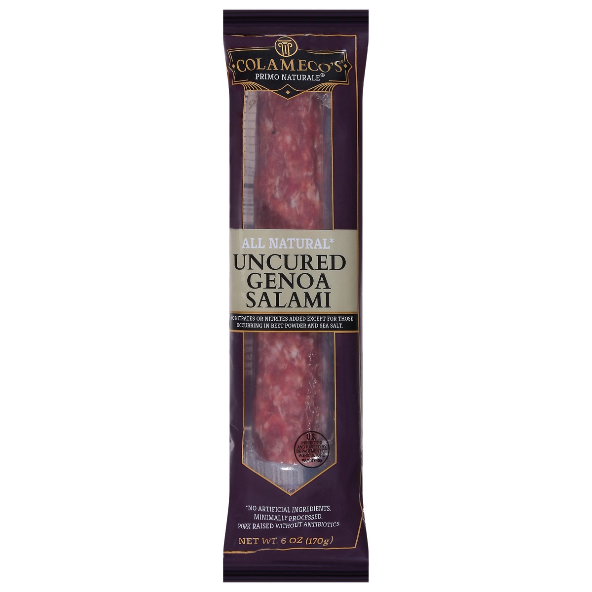 slide 2 of 4, Uncured Genoa Salami - EA, 1 ct
