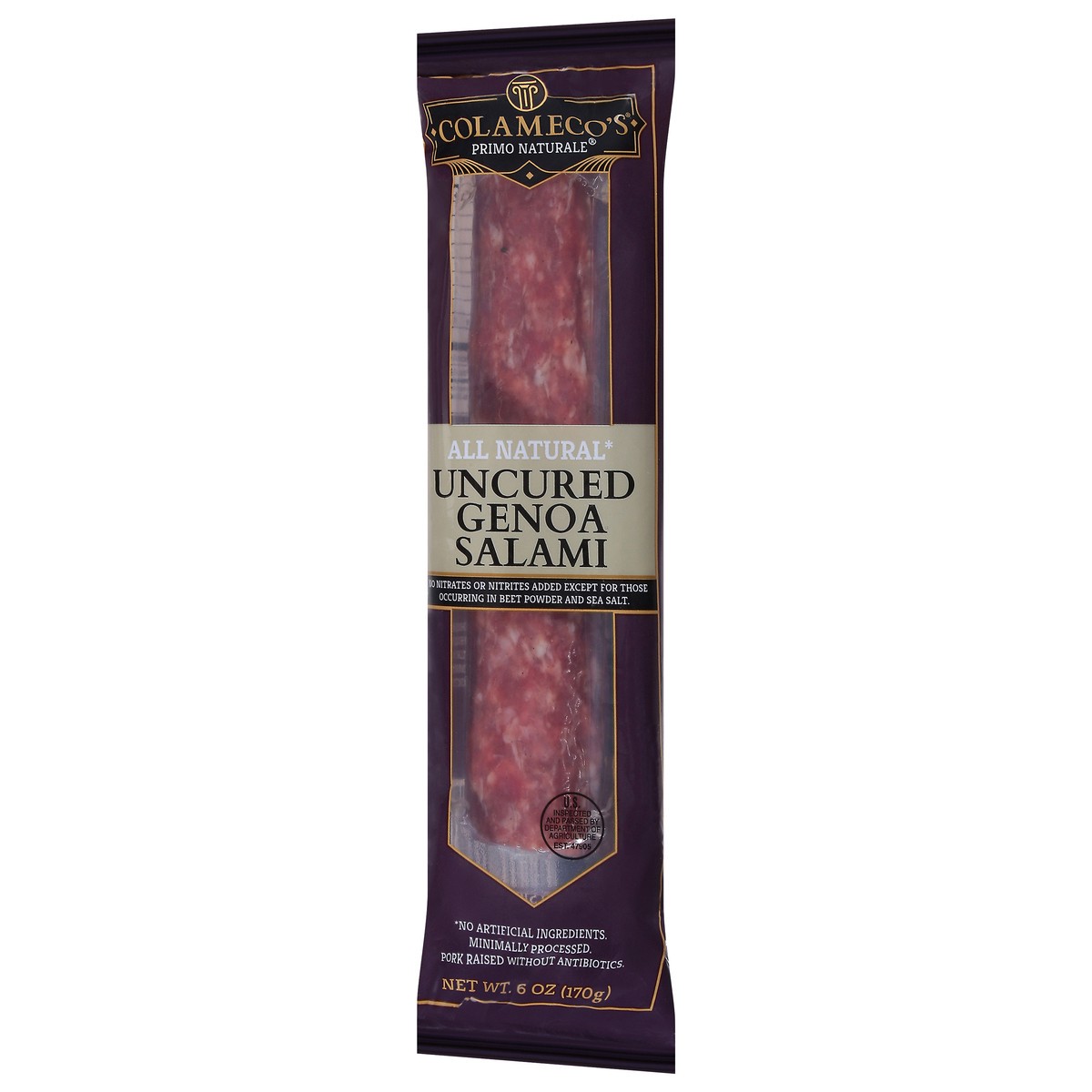 slide 4 of 4, Uncured Genoa Salami - EA, 1 ct