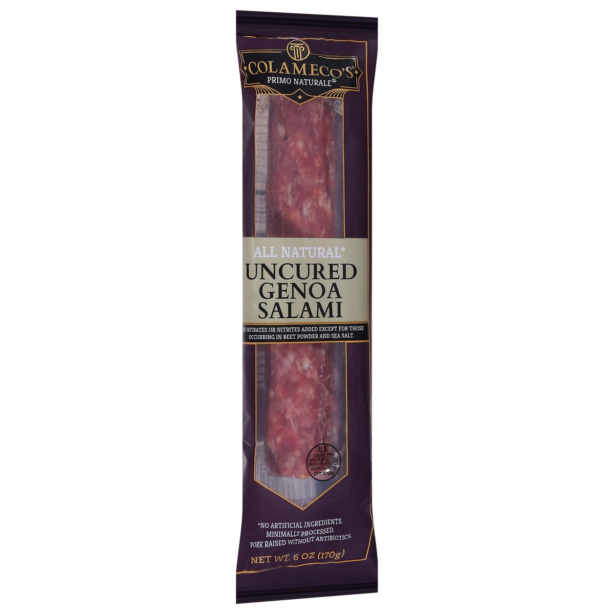 slide 3 of 4, Uncured Genoa Salami - EA, 1 ct