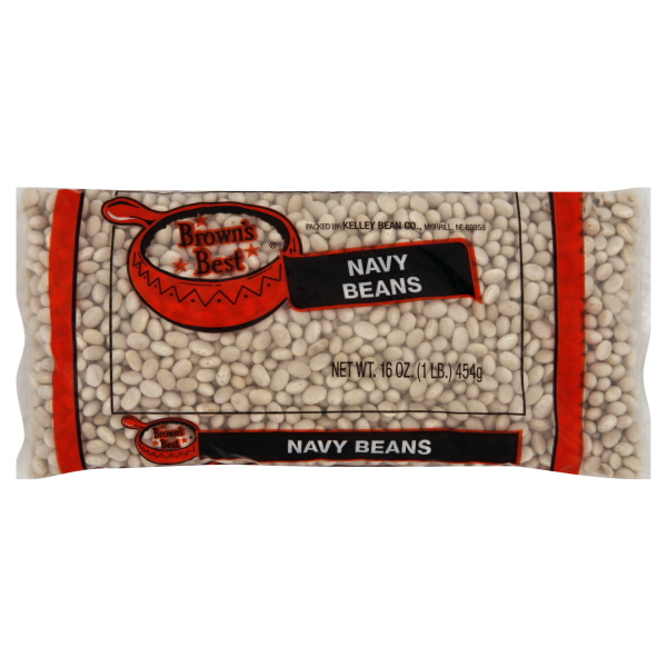 slide 1 of 1, Brown's Best Navy Beans, 16 oz