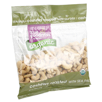 slide 5 of 29, True Goodness Organic Roasted Cashews Halves & Pieces, 8 oz