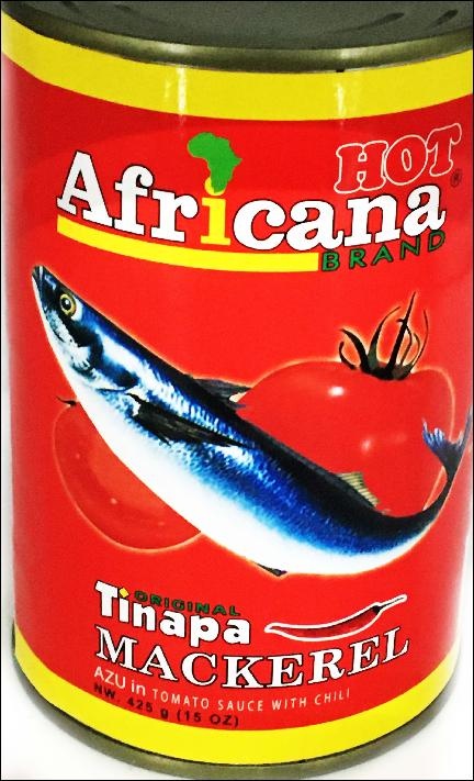 slide 1 of 1, Africana Afr Mackrl Hot Tom, 15 oz
