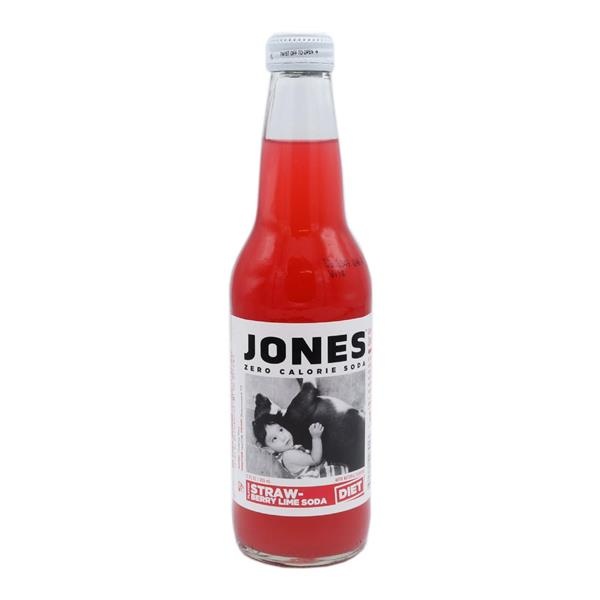 slide 1 of 1, Jones Soda Co. Jones Diet Strawberry Lime Soda - 12 fl oz, 12 fl oz