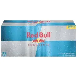 Red Bull Energy Drink, Sugar Free, 8.4 Fl Oz (12 pack)
