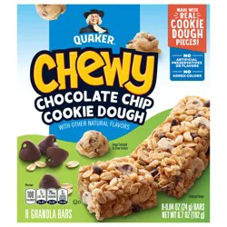 Quaker Granola Bars, Chocolate Chip Cookie Dough