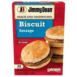 Jimmy Dean Snack Size Sandwiches Sausage Biscuit
