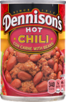 slide 1 of 1, Dennison's Con Carne with Beans Hot Chili 15 oz, 15 oz