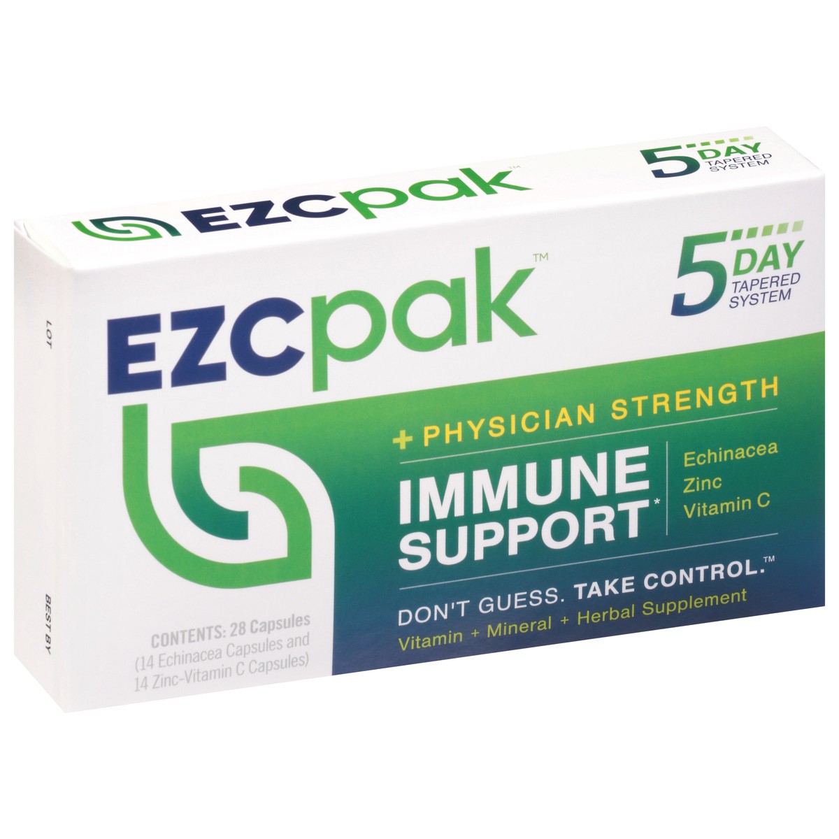 slide 9 of 9, EZC Pak Capsules Physician Strength Immune Support 28 Ea, 28 ct