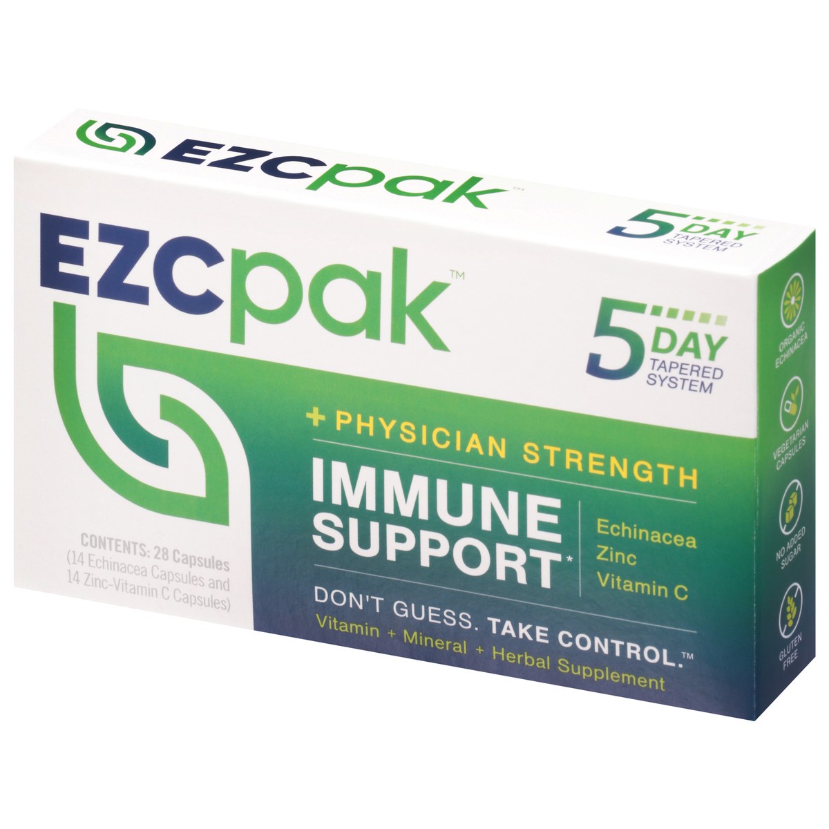 slide 4 of 9, EZC Pak Capsules Physician Strength Immune Support 28 Ea, 28 ct