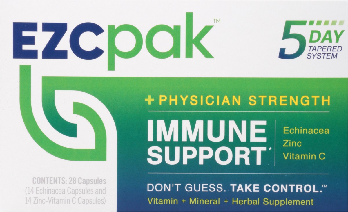 slide 8 of 9, EZC Pak Capsules Physician Strength Immune Support 28 Ea, 28 ct