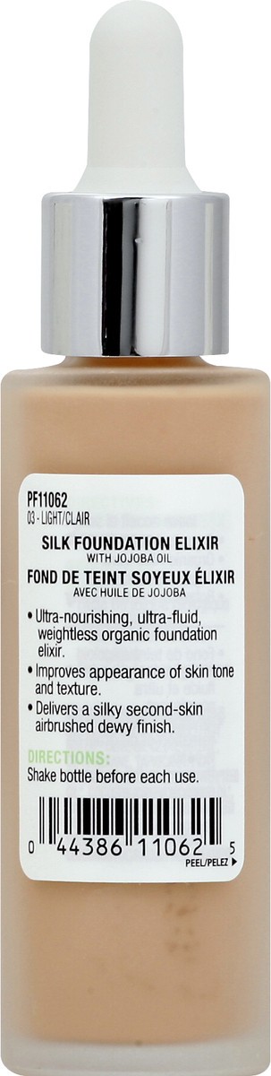 slide 8 of 12, Physicians Formula Organic Wear Light 03 Silk Foundation Elixir 30 ml, 1 fl oz