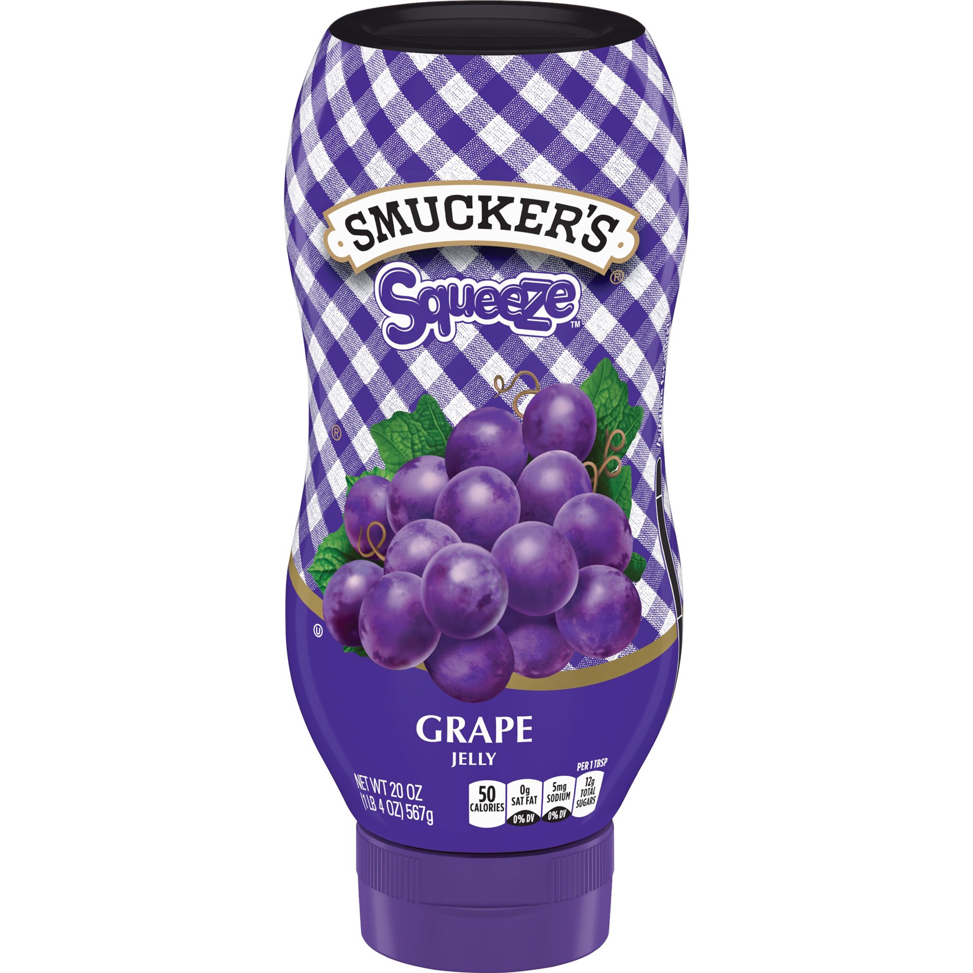 slide 1 of 8, Smucker's Jelly, Grape, 20 oz