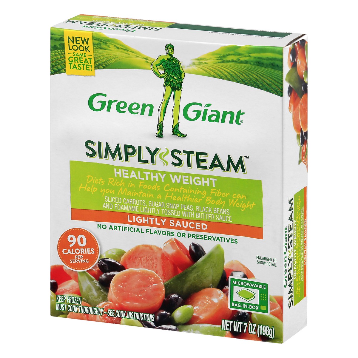 slide 11 of 13, Green Giant Simply Steam Lightly Sauced Healthy Weight 7 oz, 7 oz