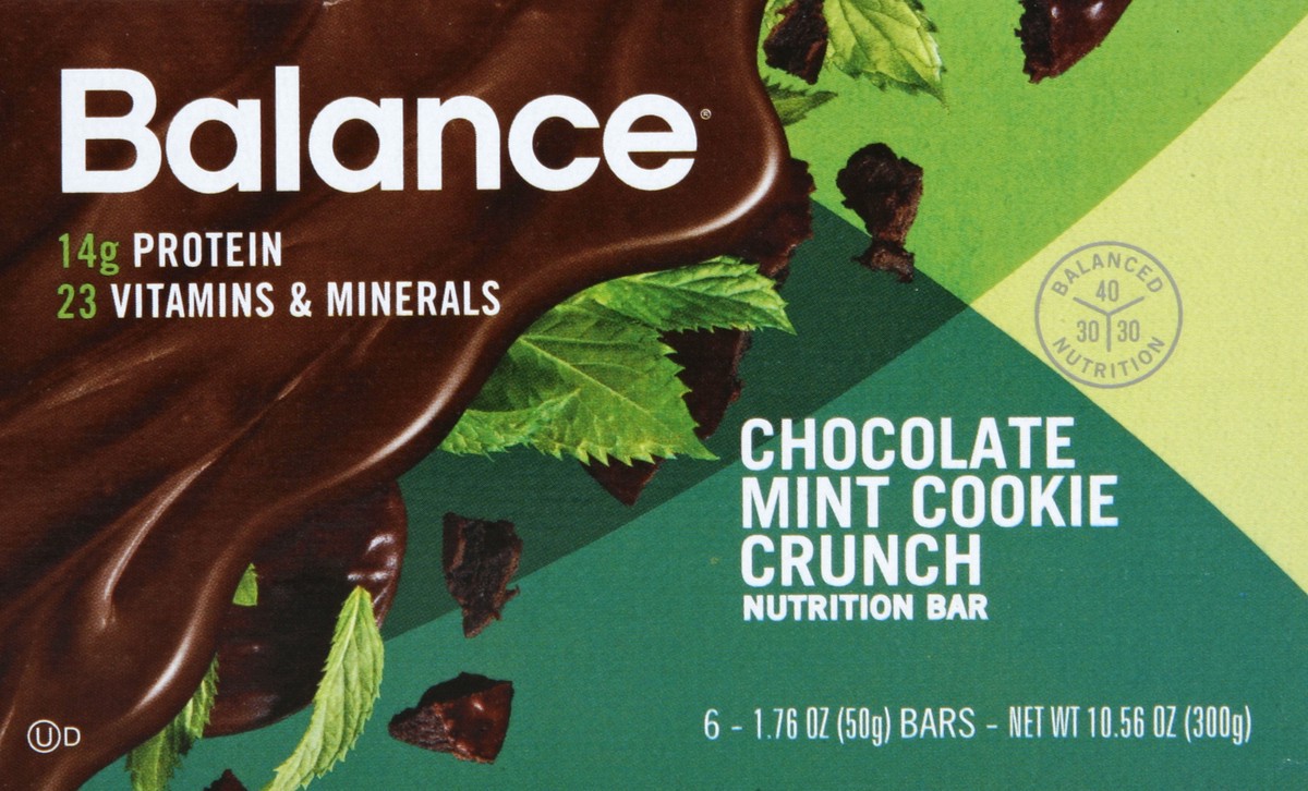 slide 1 of 10, Balance Nutrition Bar 6 ea, 1.76 oz