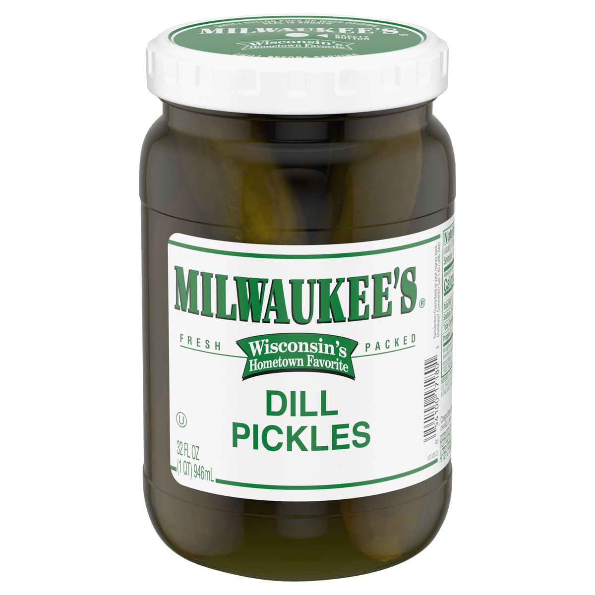 slide 1 of 5, Milwaukee''s Dill Pickles, 32 fl oz., 32 fl oz
