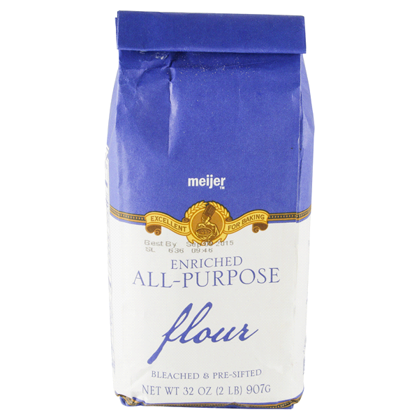slide 1 of 4, Meijer All-Purpose Bleached Flour, 2 lb