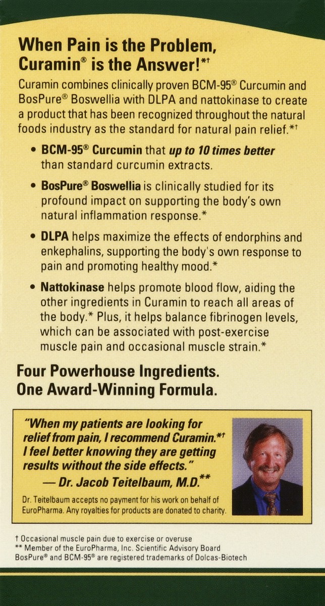 slide 2 of 4, Terry Naturally Curamin Pain Relief, 60 ct