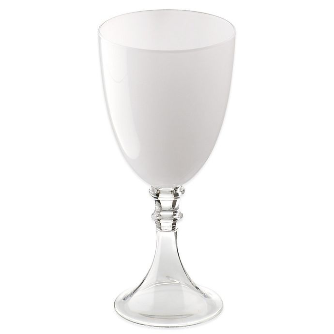 slide 1 of 1, Artland Veranda Goblets - White, 6 ct