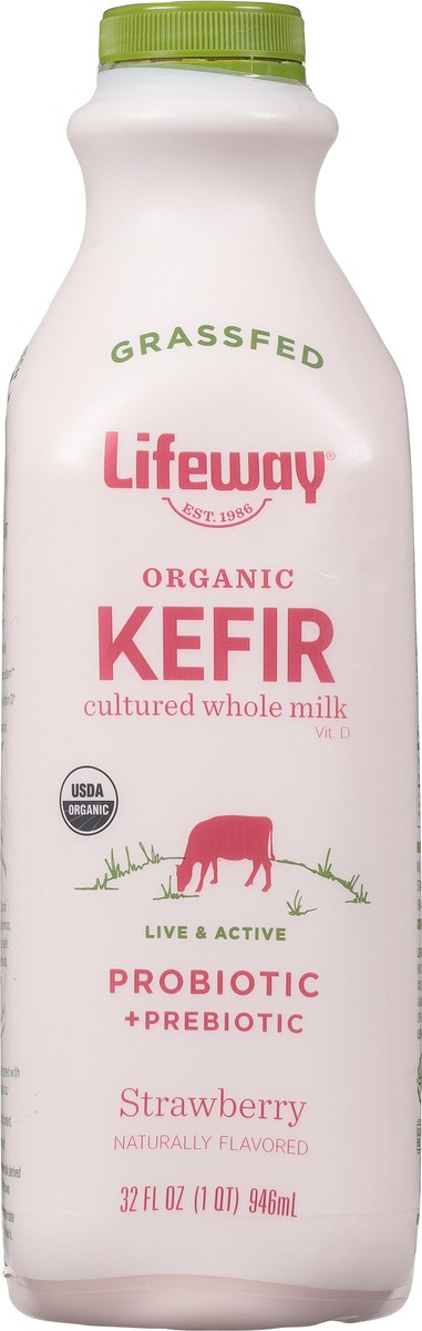 slide 9 of 14, Lifeway Strawberry Kefir Milk, 32 oz